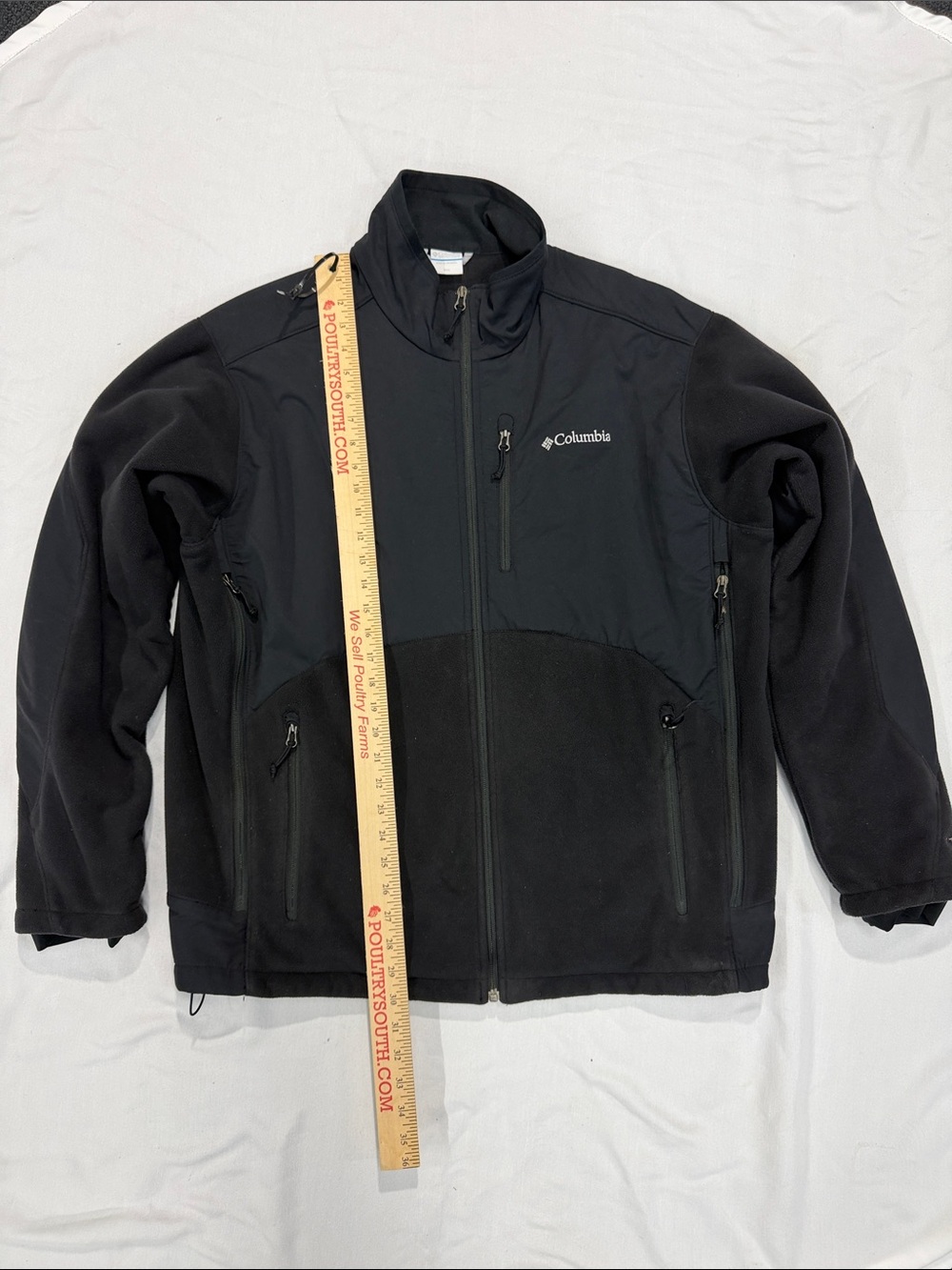 Columbia Black Lightweight Full-Zip Jacket